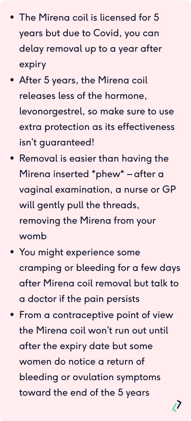 Mirena Coil Removal Symptoms & Side Effects The Lowdown