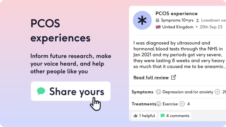 Share your PCOS experience | The Lowdown