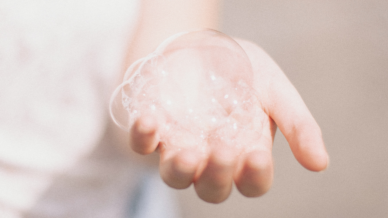 Bubbles in hand