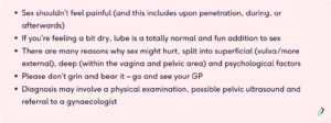 Why Does My Vagina Hurt After Sex? | The Lowdown