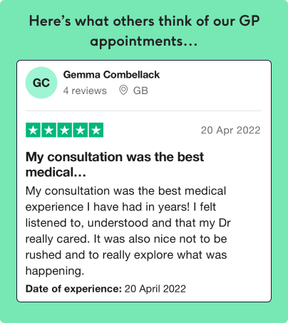 Trustpilot review of The Lowdown's consultation services