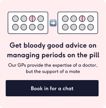 Get advice about managing periods on the pill | The Lowdown