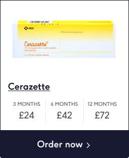 Cerazette pill | Buy from The Lowdown