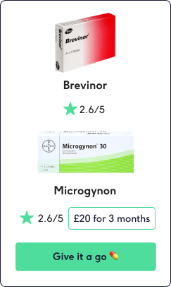 Brevinor vs Microgynon | Buy Microgynon from The Lowdown