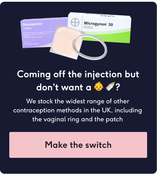 Switch from the injection to the pill, patch or ring | The Lowdown
