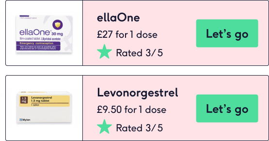 Order the levonorgestrel or ellaOne morning after pill from The Lowdown