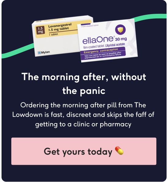 Buy the morning after pill from The Lowdown