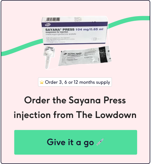 Order the Sayana Press Injection | The Lowdown