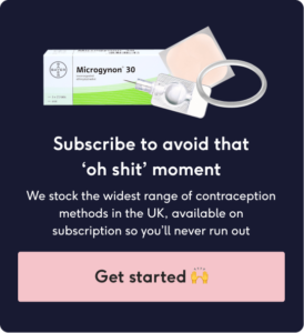 Create a contraception subscription