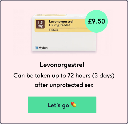 Order Levonorgestrel morning after pill from The Lowdown