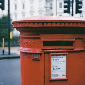 Red postbox