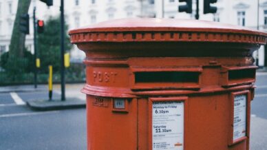 Red postbox