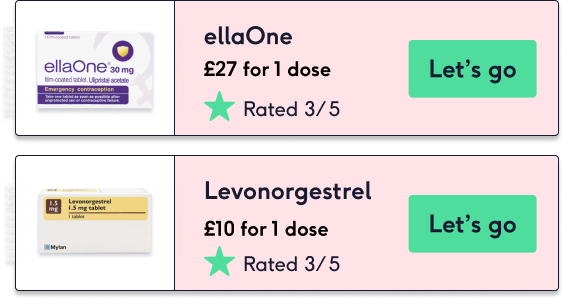 Order the levonorgestrel or ellaOne morning after pill from The Lowdown