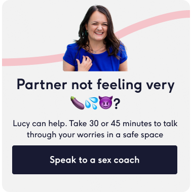 Lucy can help. Take 30 or 45 minutes to talk through your worries in a safe space