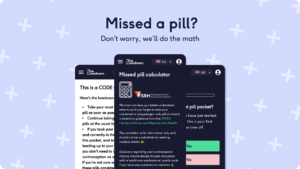 Missed pill calculator | The Lowdown