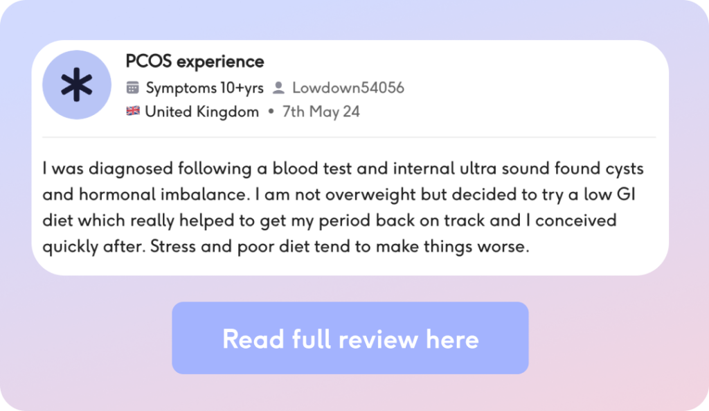 PCOS experience