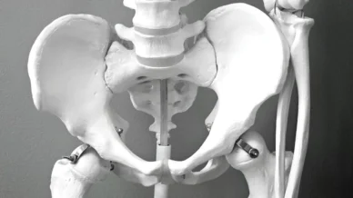 Model of pelvis bone