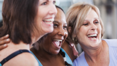 Group of women laughing