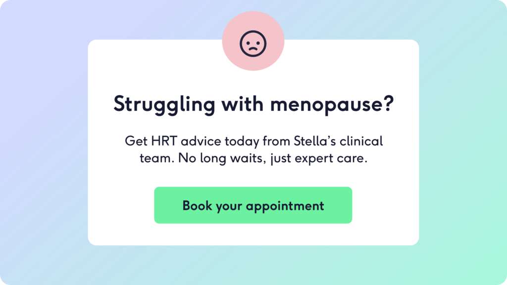 Struggling with menopause CTA