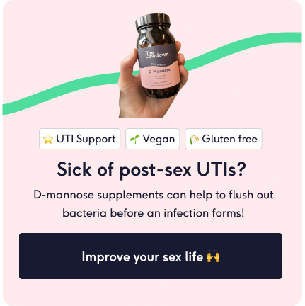 Sick of post-sex UTIs? Buy D-mannose from The Lowdown