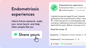 Share your endometriosis experience | The Lowdown